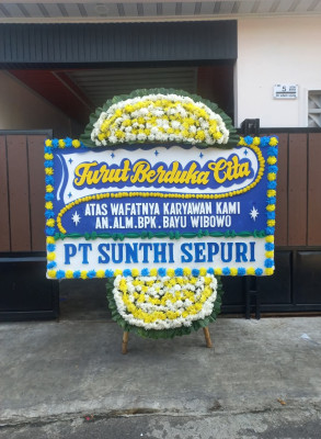 Papan Bunga Duka di Sidodadi